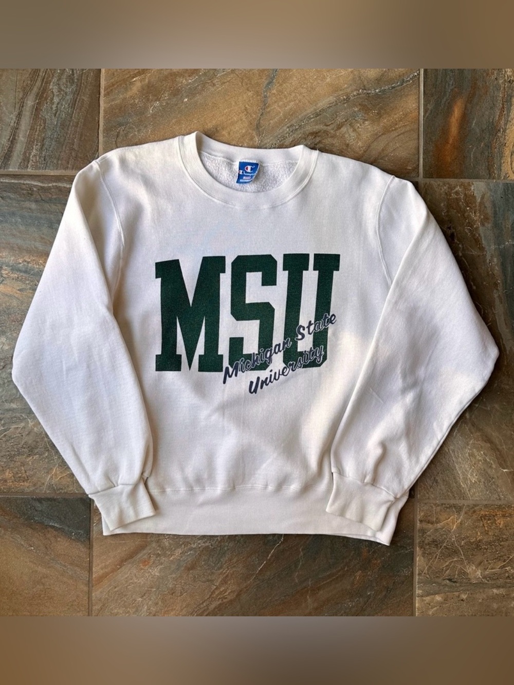 Vintage Champion MSU Sweatshirt Women’s Size Large Michigan State